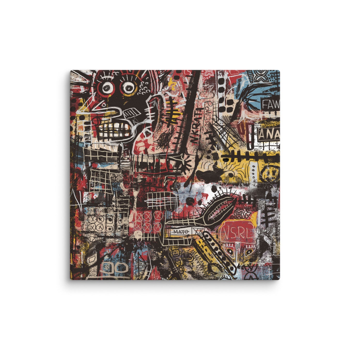 Basquiat Inspired "Fawohodie" Canvas