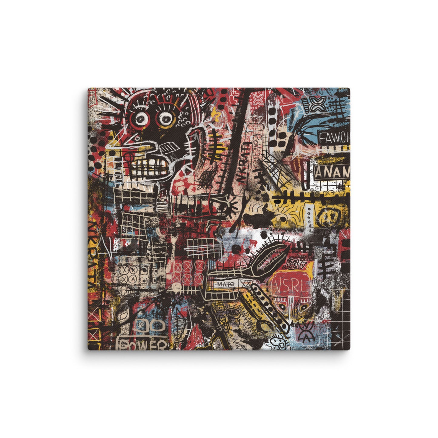 Basquiat Inspired "Fawohodie" Canvas